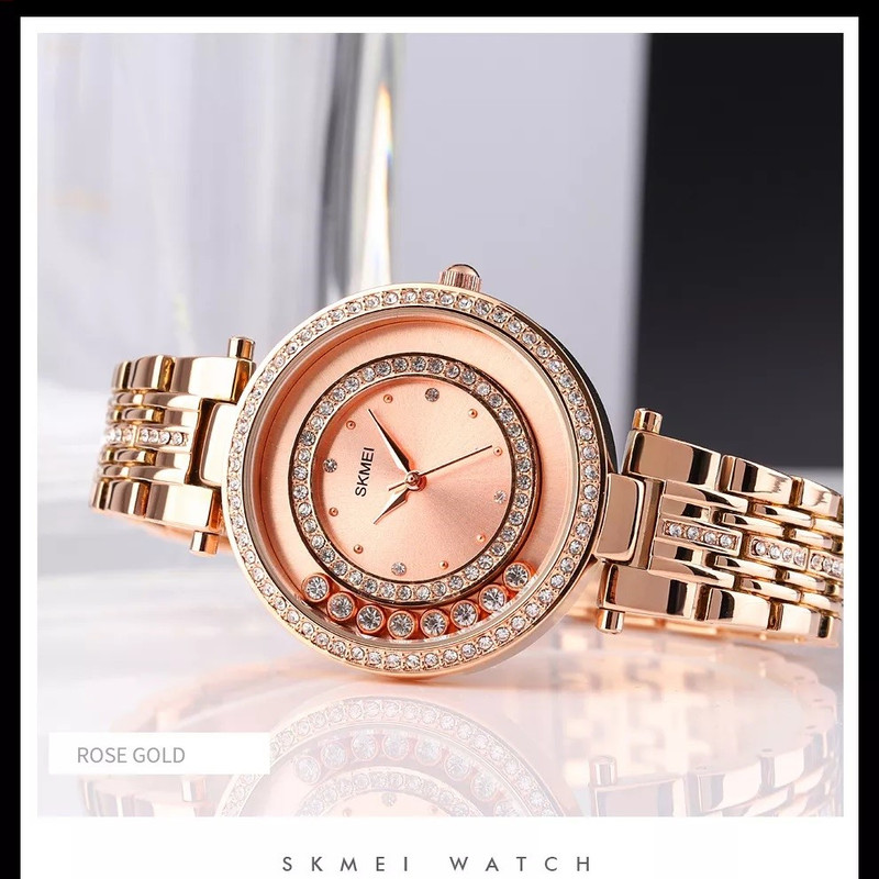 ساعت مچی عقربه‌ای کوارتز زنانه اسکمی مدل 1740R