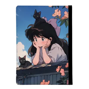 کلاسور مدل دختر و گربه کد nc104