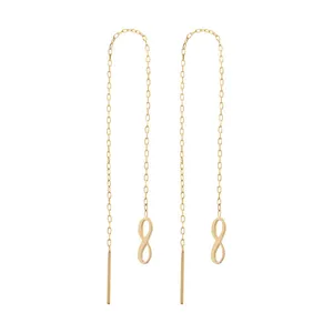 گوشواره طلا 18 عیار زنانه عدنان مدل THH9950