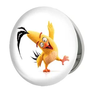 آینه جیبی خندالو طرح چاک پرندگان خشمگین Angry Birds مدل تاشو کد 13871 