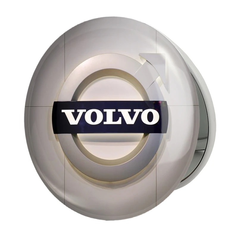 آینه جیبی خندالو طرح ولوو volvo مدل تاشو کد 23666 