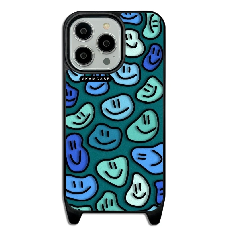 کاور آکام مدل AMCWLA13PRO-HAPPY FACE9 مناسب برای گوشی موبایل اپل iPhone 13 Pro
