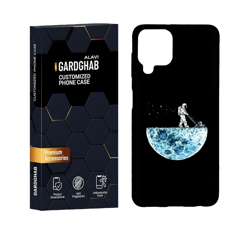 کاور گارد قاب علوی دورژله ای مدل کهکشان مناسب برای گوشی موبایل سامسونگ Galaxy A22 4G