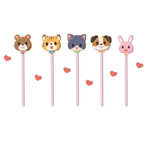 استیکر چوبی کودک باروچین مدل حیوانات بادکنکی کد 1274