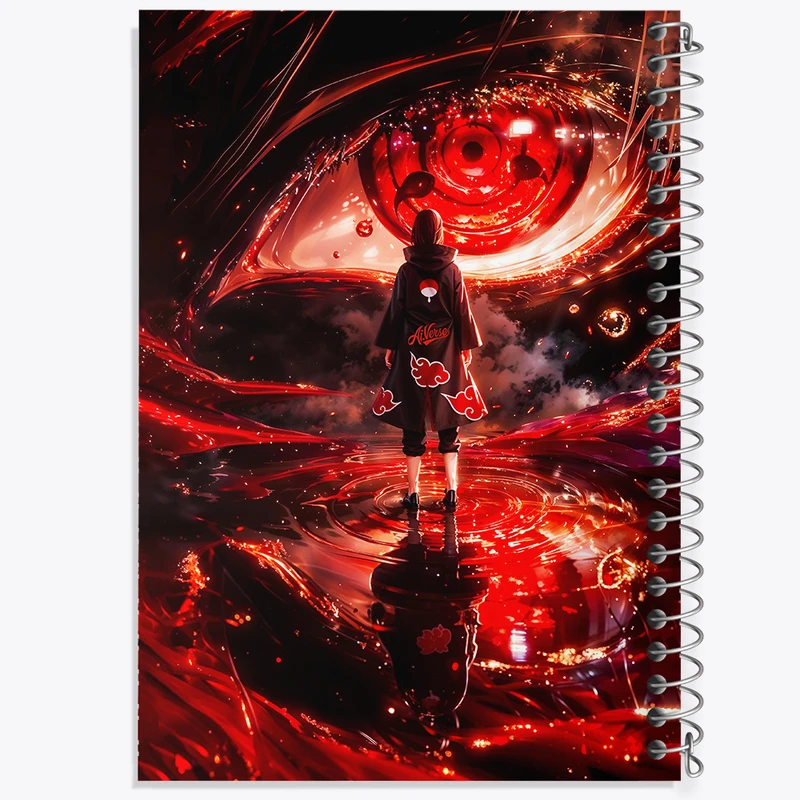 دفتر شطرنجی 50 برگ خندالو طرح انیمه ناروتو (Naruto) کد F5125