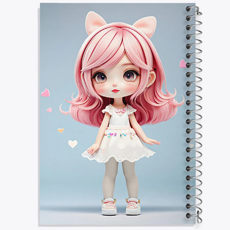 دفتر نت موسیقی 50 برگ خندالو مدل دخترانه (Girlish) کد 36885