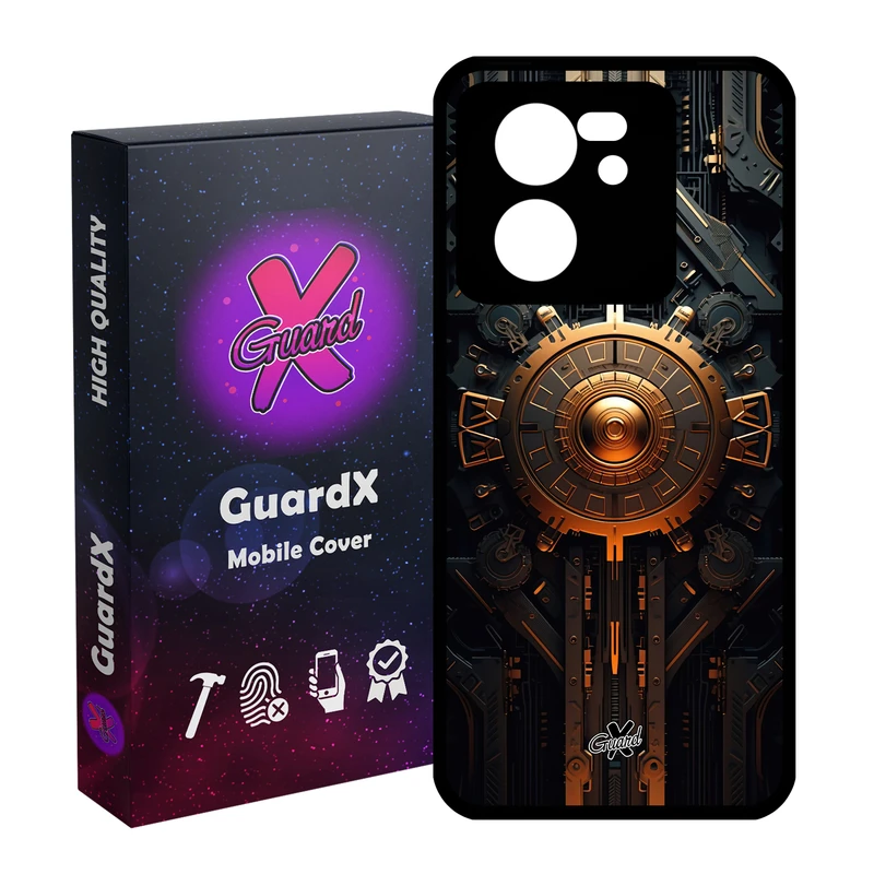 کاور گارد ایکس طرح قفل مدل Glass10614 مناسب برای گوشی موبایل شیائومی 13T/13T Pro/Redmi K60 Ultra