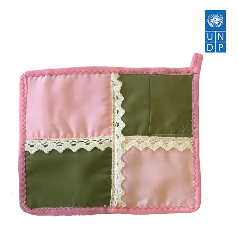 ست آشپزخانه سنتی مدل پارچه ای مجموعه 12 عددی