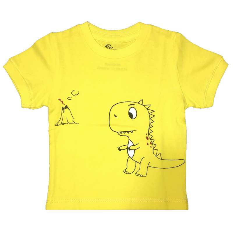 تی شرت آستین کوتاه نوزادی مدل دایناسور
