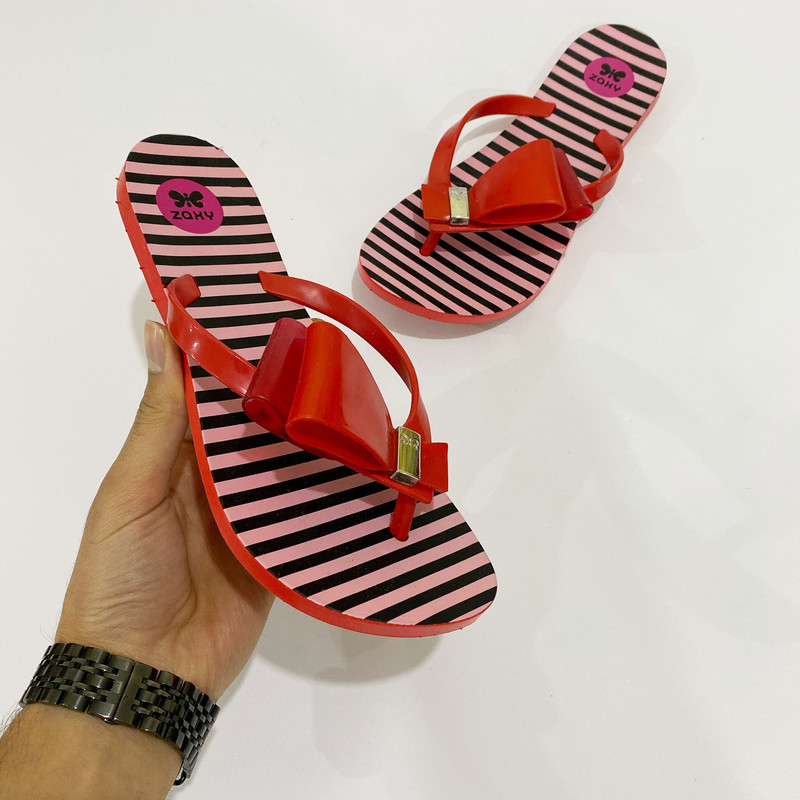 دمپایی لاانگشتی زنانه شهپر مدل P1-parvane-RD