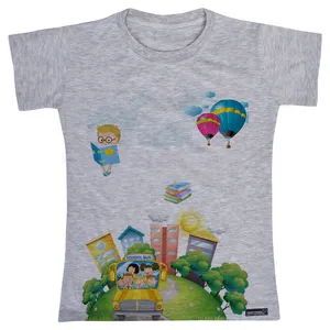 تی شرت آستین کوتاه پسرانه 27 مدل School Hours for Children کد MH804