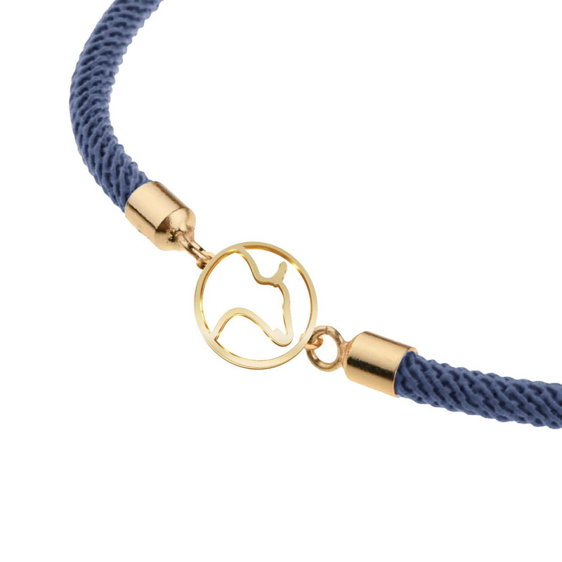 دستبند طلا 18 عیار زنانه مدوپد مدل گاو کد D12-10210