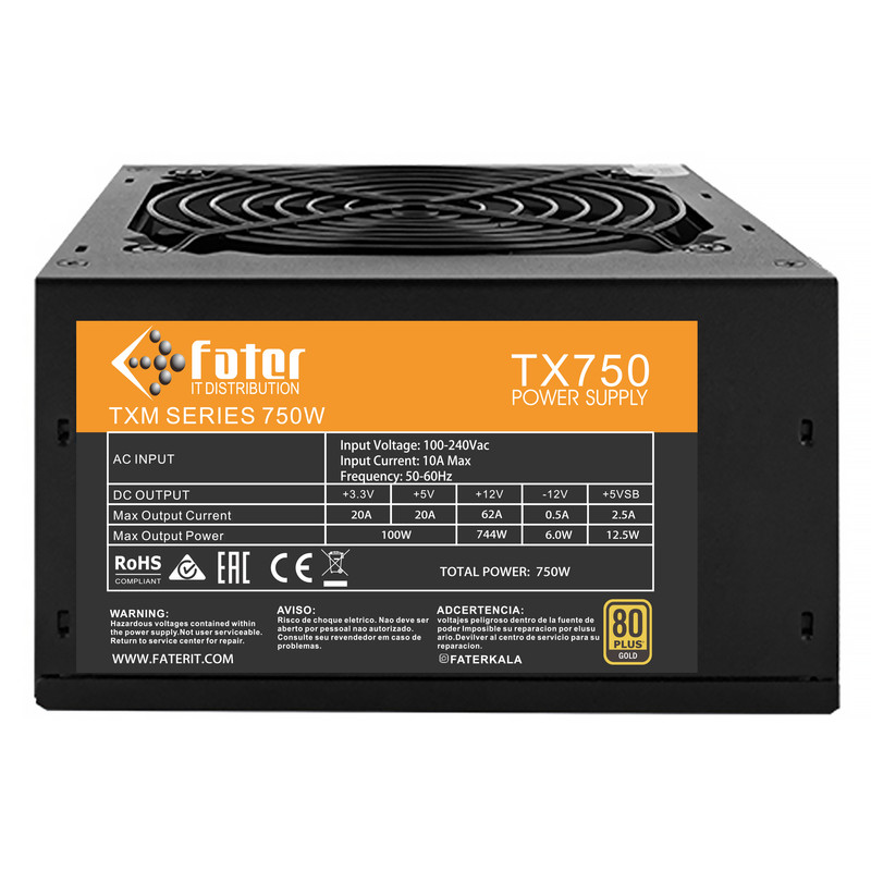 منبع تغذیه کامپیوتر کورسیر مدل TX750M