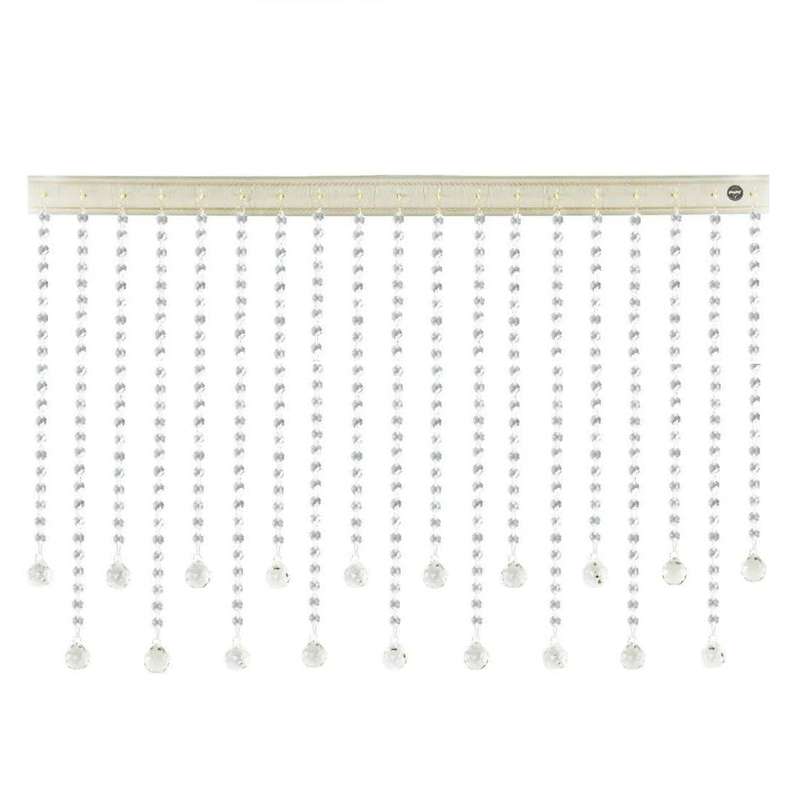 پرده آویز آریا کریستال مدل کوتاه و بلند سایز 100x30 سانتی متر