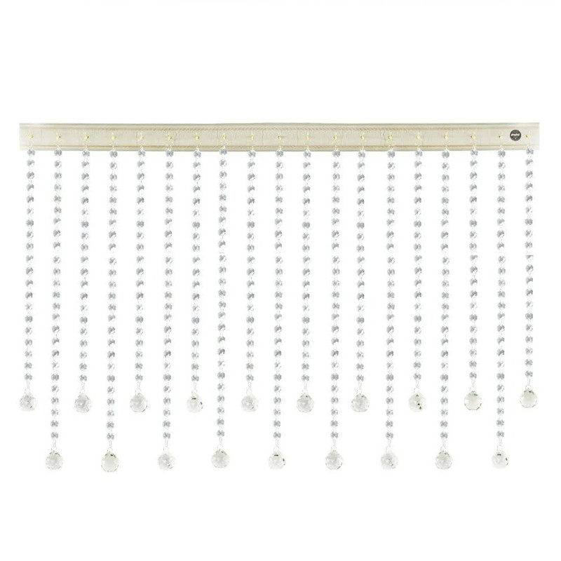 پرده آویز آریا کریستال مدل کوتاه و بلند سایز 100x30 سانتی متر