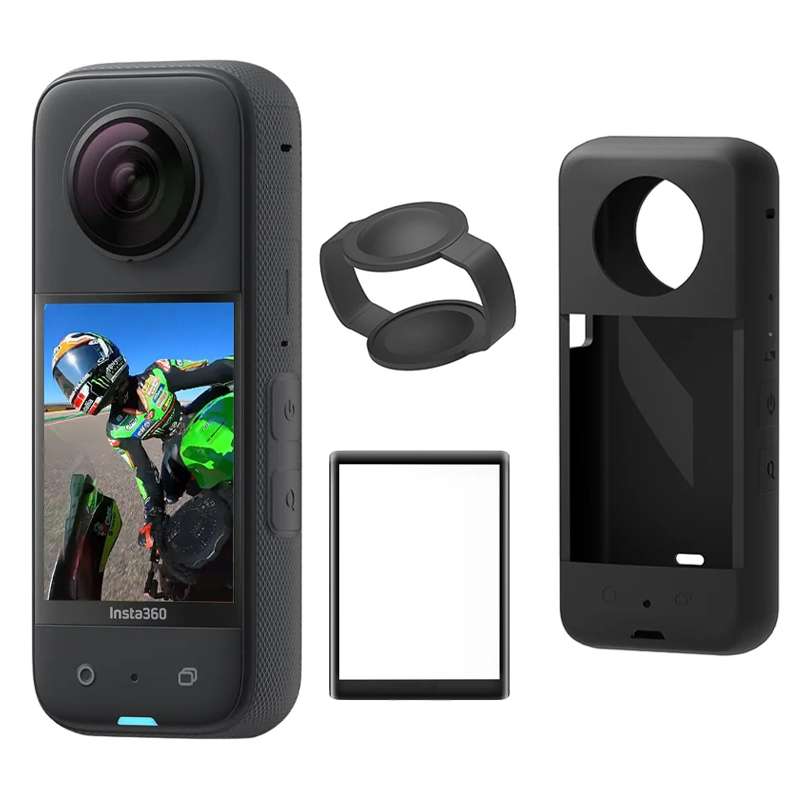 دوربین فیلم برداری ورزشی اینستا 360 مدل insta360 x3 به همراه لوازم جانبی دوربین فیلم برداری ورزشی اینستا 360 مدل insta360 x3 به همراه لوازم جانبی