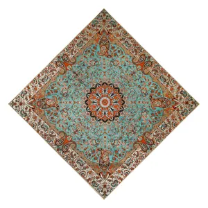 رومیزی ترمه طرح زرینه کد ZAB SBZ