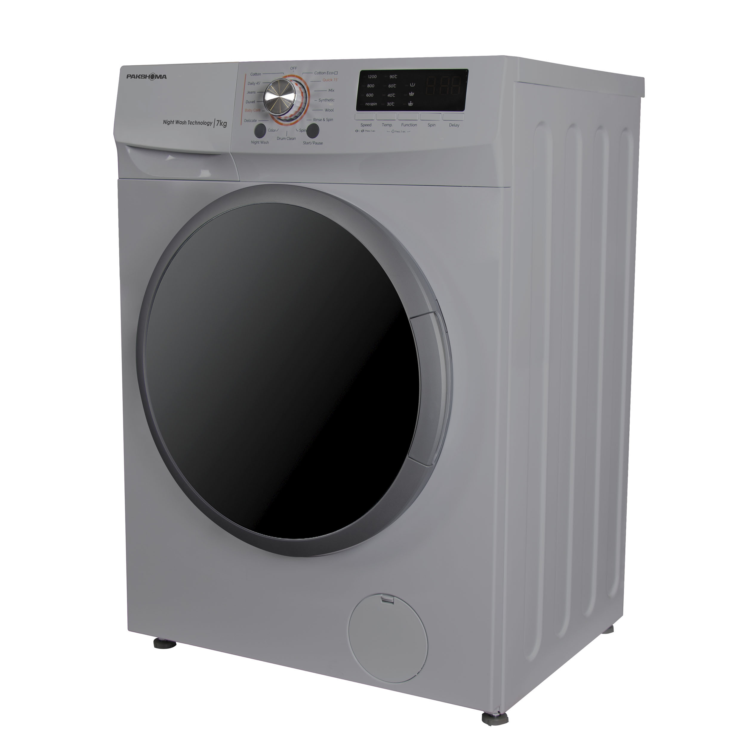 ماشین لباسشویی پاکشوما مدل UFW-10700-WT ظرفیت 7 کیلوگرم ماشین لباسشویی پاکشوما مدل UFW-10700-WT ظرفیت 7 کیلوگرم
