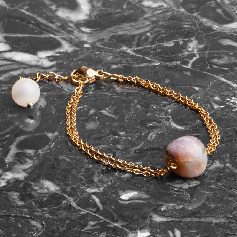 دستبند دخترانه مدل سنگ عقیق کوبیسم کد 05 دستبند دخترانه مدل سنگ عقیق کوبیسم کد 05