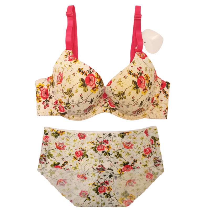 ست شورت و سوتین زنانه مدل اسفنجی لیزری کد 127