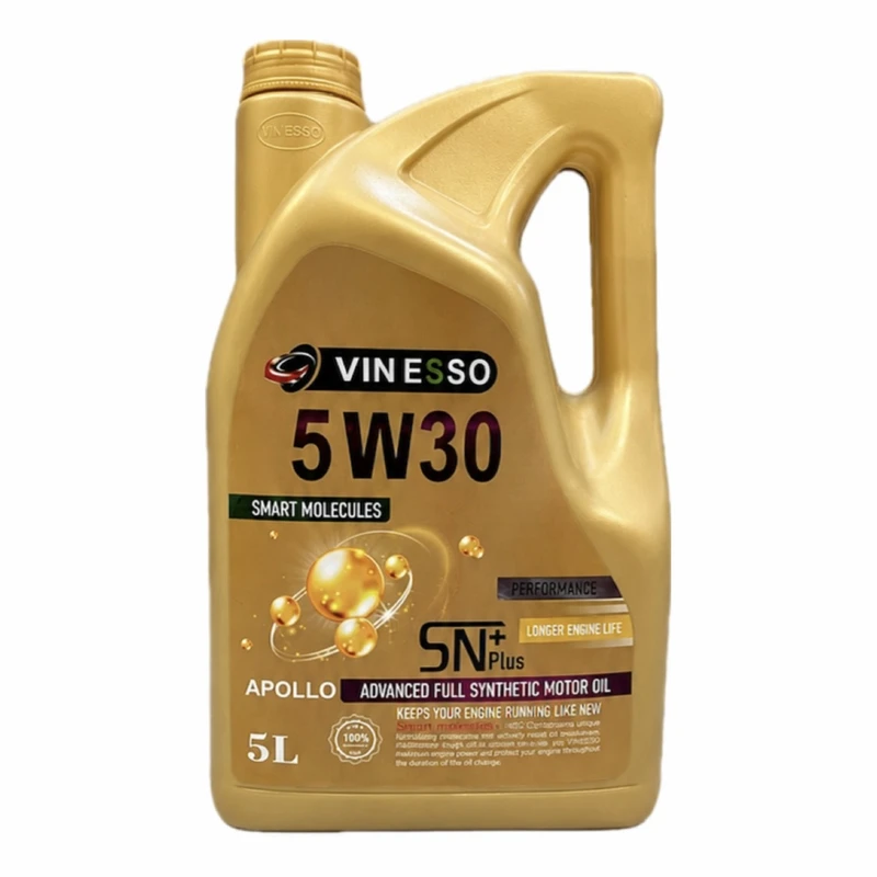 روغن موتور خودرو بنزینی وینسو اویل مدل 5W30 SN PLUS 5W-30 حجم 5 لیتر