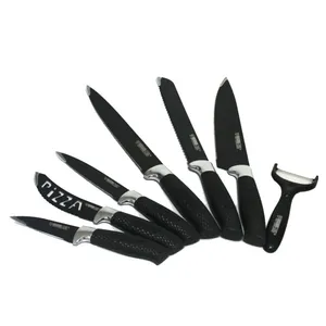 سرویس چاقو آشپزخانه 7 پارچه مدل سویس لاین