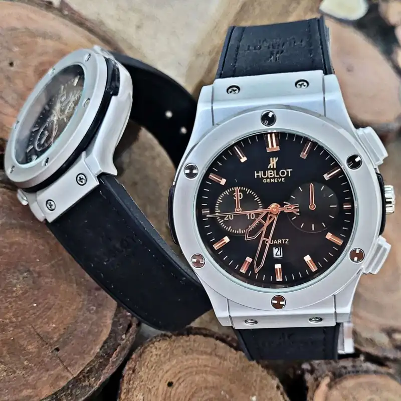 ست ساعت مچی عقربه ای زنانه و مردانه  مدل تک موتور ساده Ts