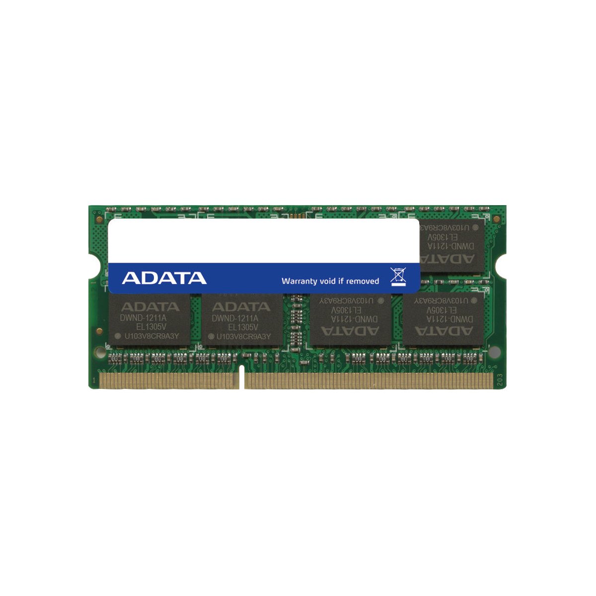 رم لپ تاپ DDR3L دو کاناله 1600 مگاهرتز ای دیتا مدل 12800s ظرفیت 4 گیگابایت