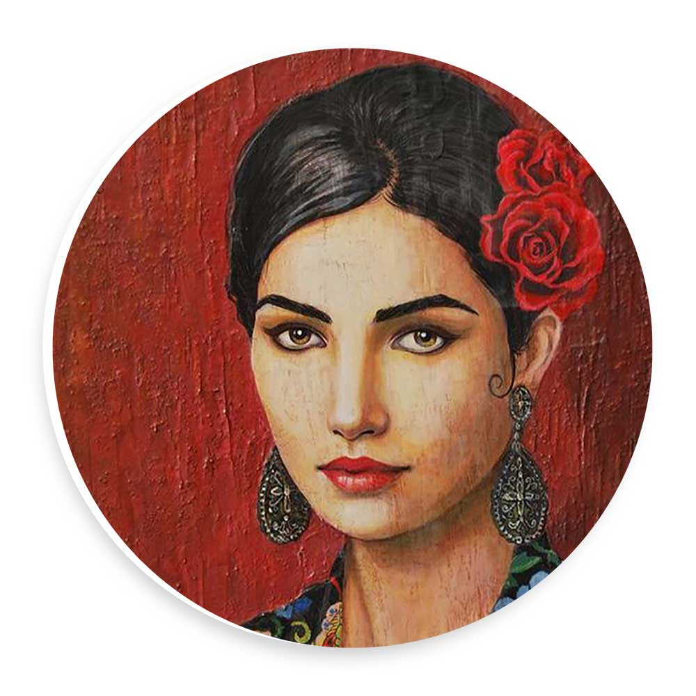 دیوارکوب طرح بانوی شرقی مدل wtb266