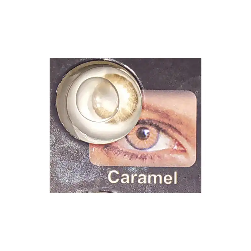 لنز چشم نیو ویژن پرو مدل C رنگ کاراملی