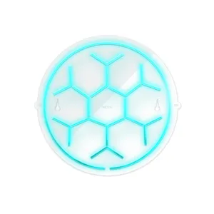 چراغ دیواری نئون دیزاین طرح Soccer-Ball-GL_TBL