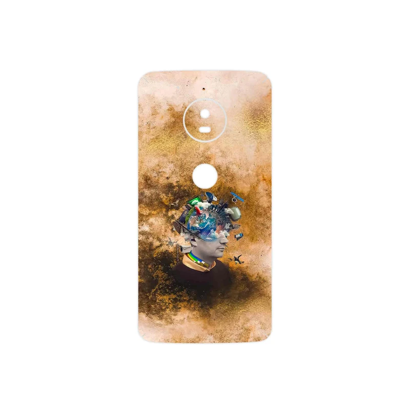 برچسب پوششی ماهوت مدل Collage of surreal Portrait of Men مناسب برای گوشی موبایل موتورولا Moto G5