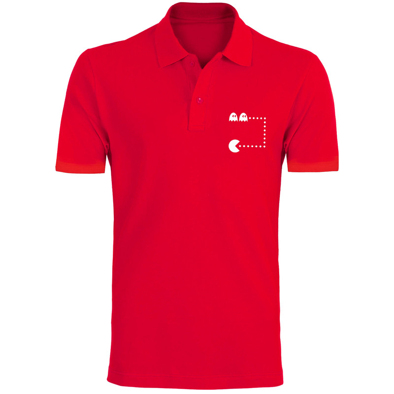 پولوشرت آستین کوتاه مردانه مدل بازی EE67 رنگ قرمز