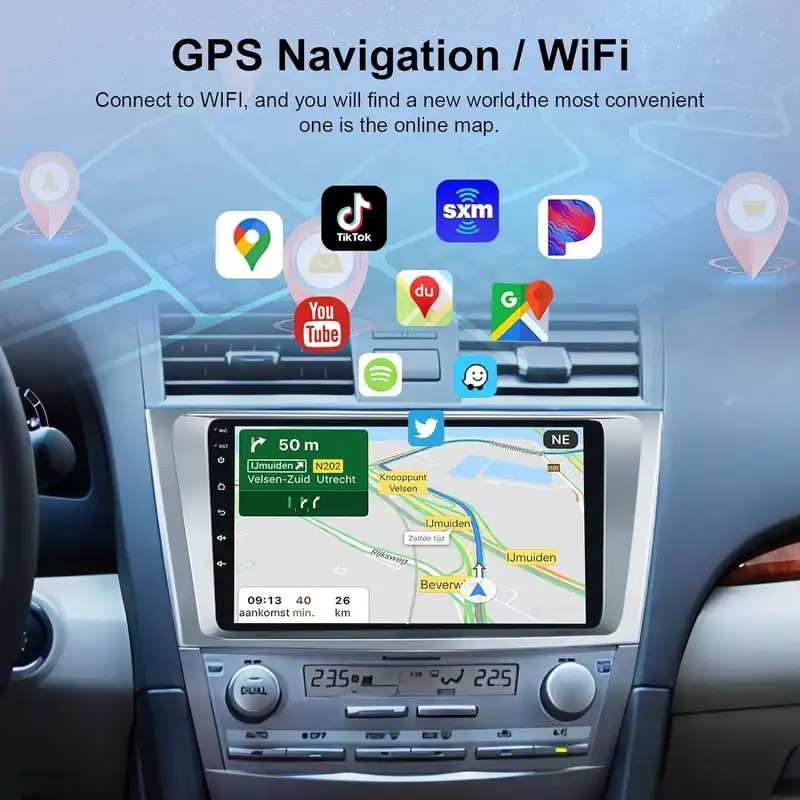 پخش کننده تصویری خودرو مدل Burmester مناسب برای تویوتا کمری