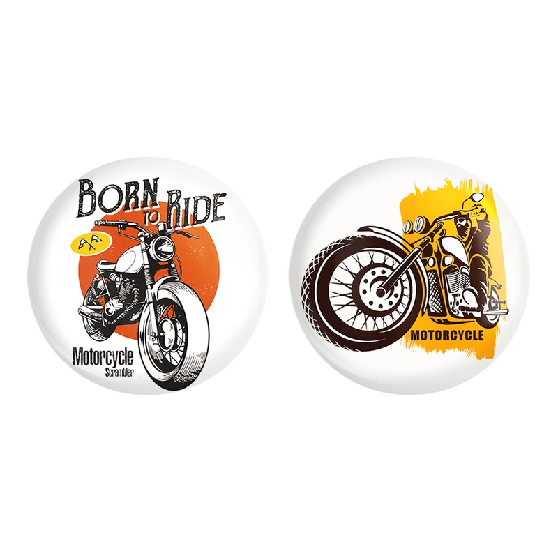 مگنت خندالو طرح موتور سیکلت کد 1034210344 مجموعه 2 عددی