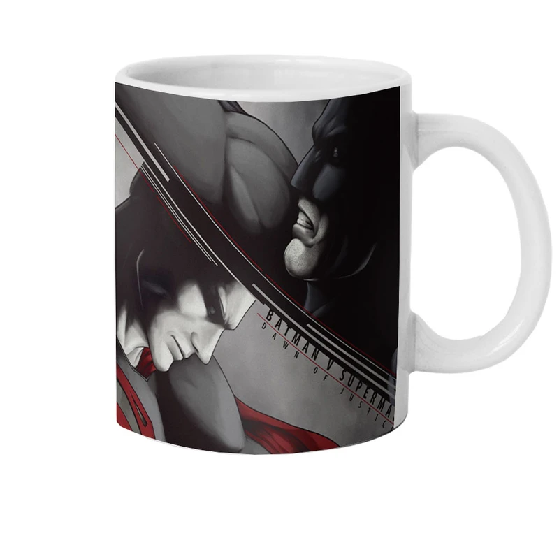 ماگ هومرو طرح بتمن و سوپرمن مدل M1127