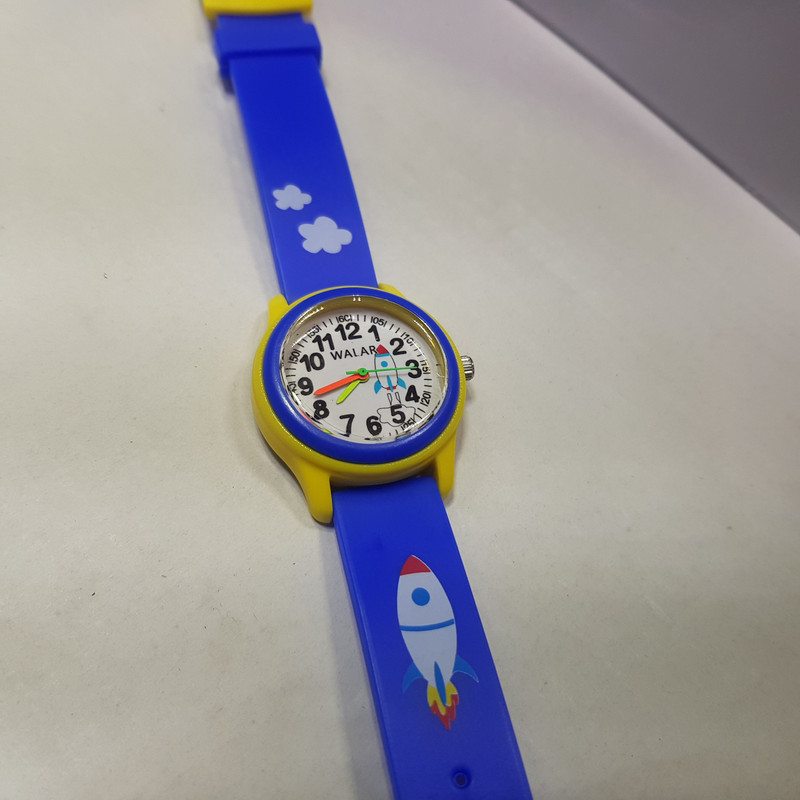 ساعت مچی عقربه ای بچگانه والار مدل ضدآب طرح فضاپیما کد15