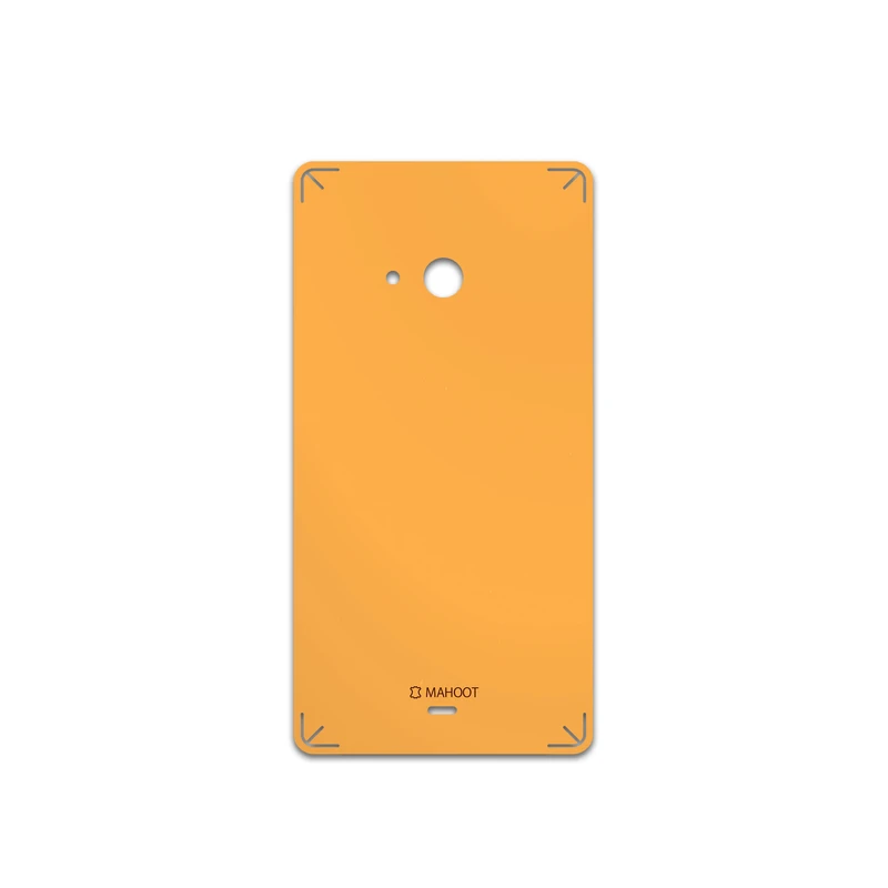 برچسب پوششی ماهوت مدل  Matte-Orange  مناسب برای گوشی موبایل مایکروسافت Lumia 540