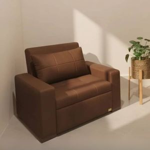 مبل تختخواب شو 1 نفره اورنگ مدل ریلی دسته مکعبی 