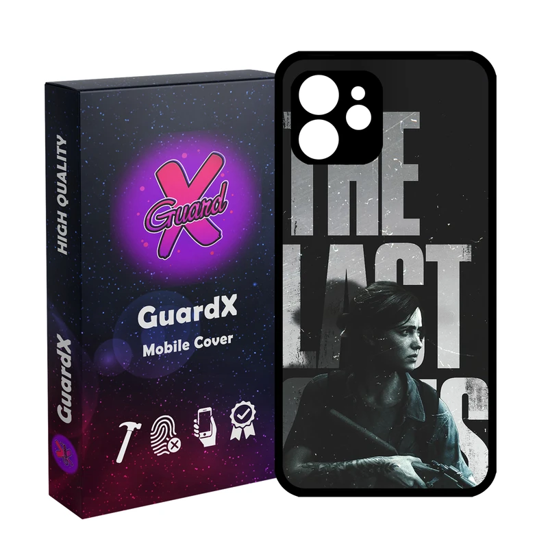 کاور گارد ایکس طرح Last of Us مدل Glass10792 مناسب برای گوشی موبایل اپل iPhone 12