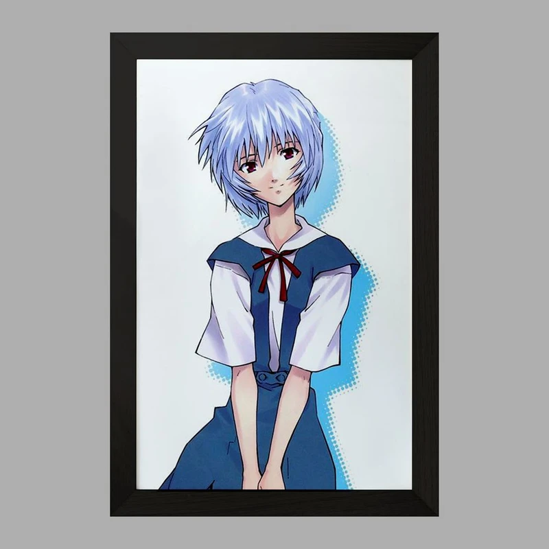 تابلو خندالو مدل ری آیانامی انیمه اونگلیون  کد 13820