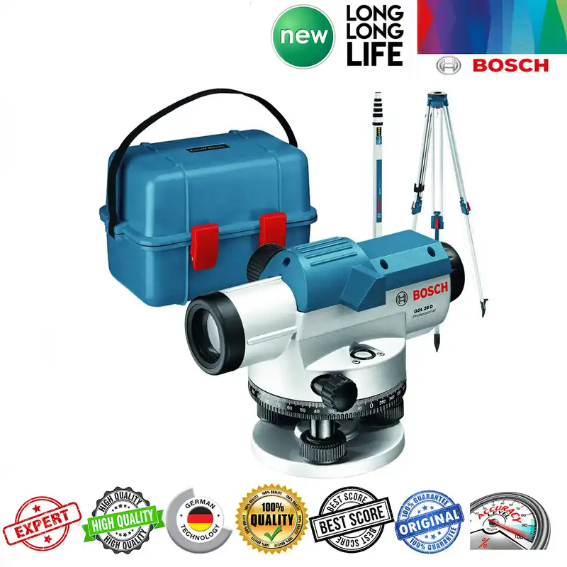 توتال استیشن بوش مدل GOL 26 D + BT160 + GR 500