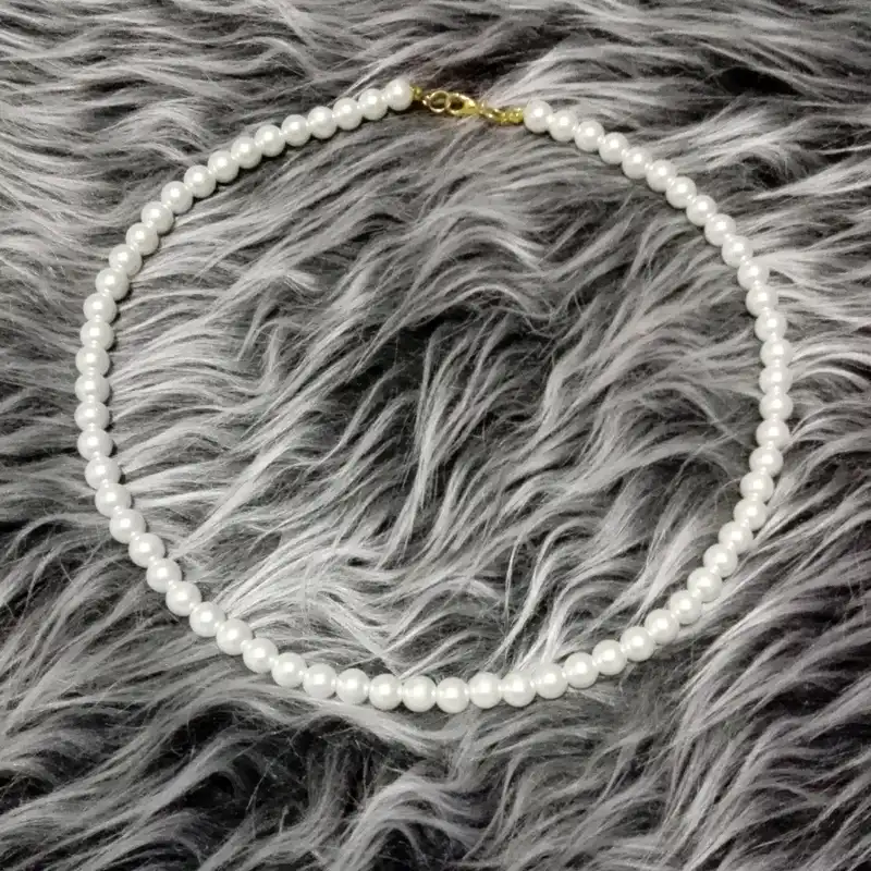 گردنبند زنانه مدل مروارید کد 2000