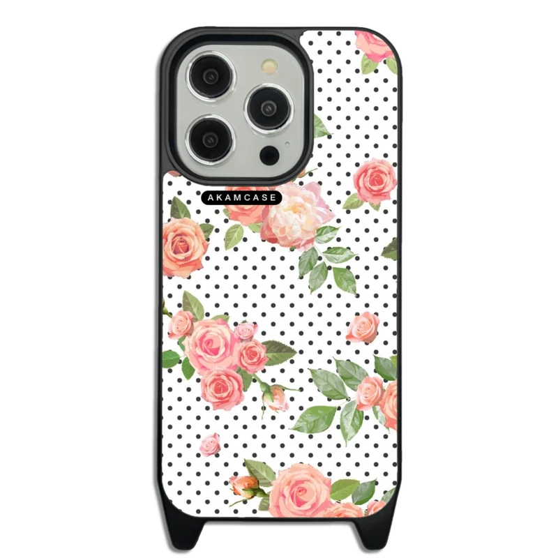 کاور آکام مدل AMC-WLA15PRO-FLOWERS5 مناسب برای گوشی موبایل اپل iPhone 15 Pro