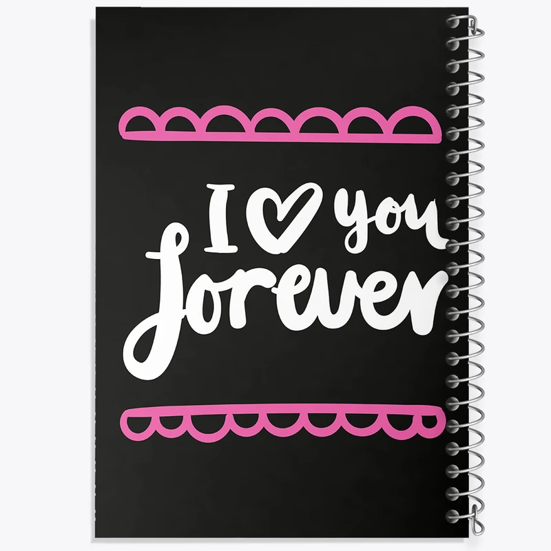 دفتر نت موسیقی 50 برگ خندالو مدل I Love You Forever کد N268