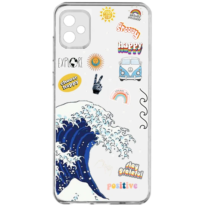 کاور طرح Wave مناسب برای گوشی موبایل سامسونگ  Galaxy A05