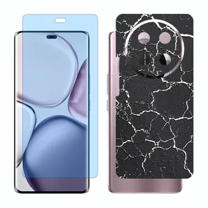 Glass Together model anti blue screen protector suitable for Honor X9c mobile phone with back cover sticker