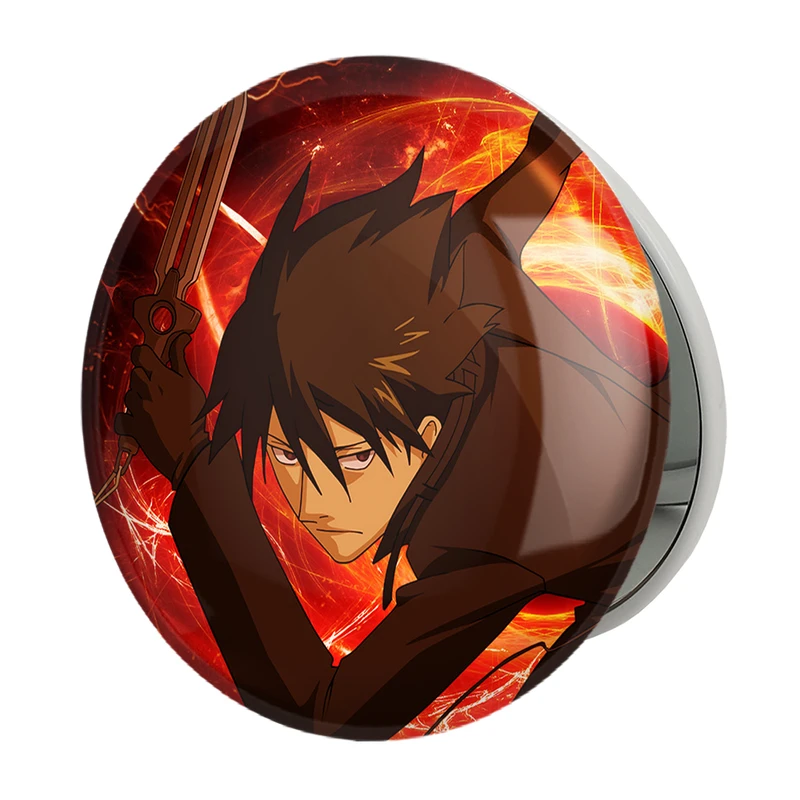 آینه جیبی خندالو طرح هی انیمه تاریک تر از سیاهی Darker Than Black مدل تاشو کد 22562 