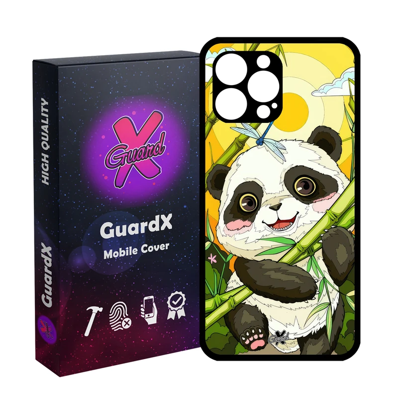 کاور گارد ایکس طرح پاندا مدل Glass10713 مناسب برای گوشی موبایل اپل iPhone 12 Pro