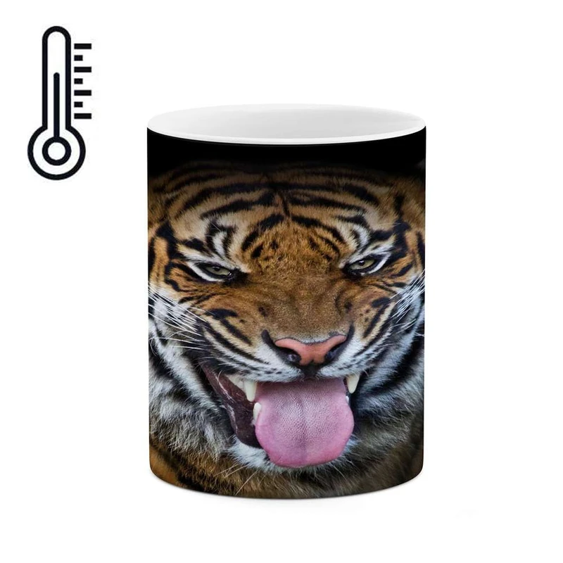 ماگ حرارتی کاکتی مدل ببر کد mgh16804